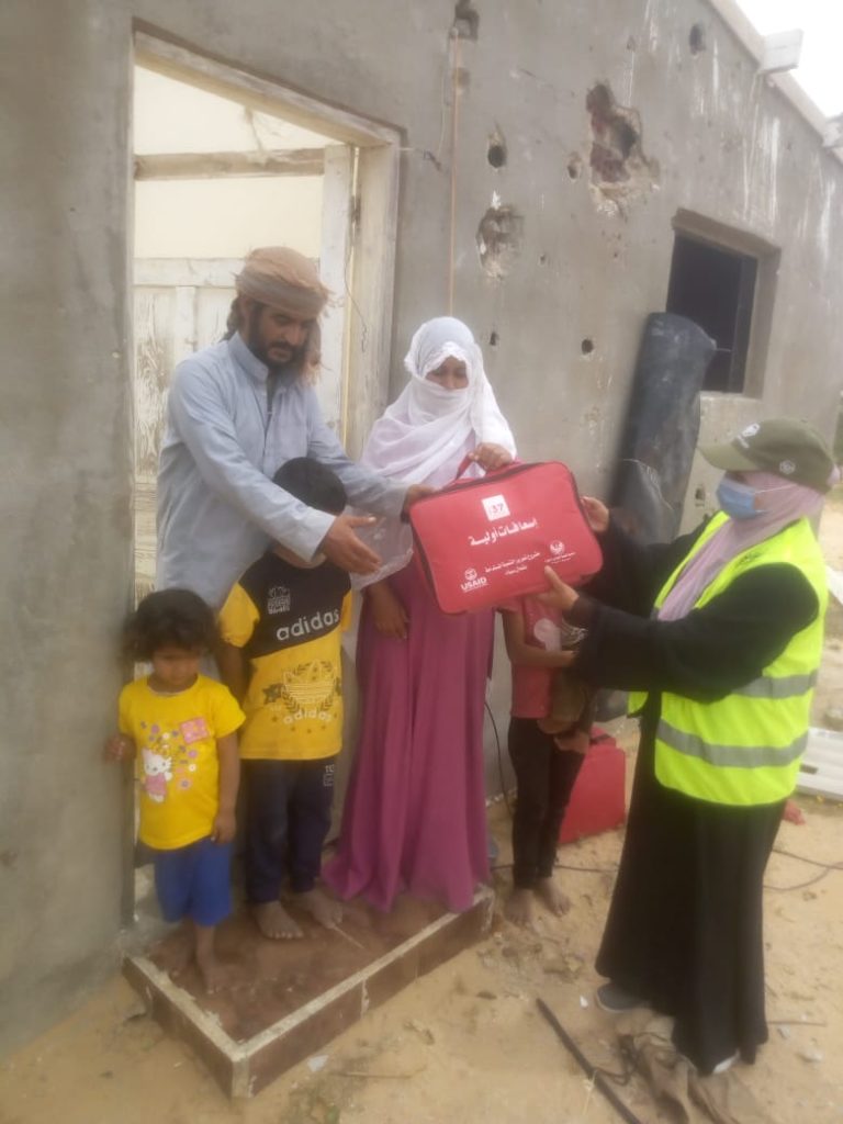 قامت الجمعية بتنفيذ عدد 1000 زيارة منزلية للاسر في المناطق البدوية النائية