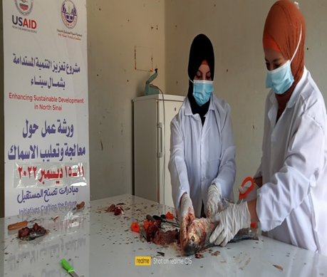 ورشه عمل بمجال معالجه وتعليب الأسماك